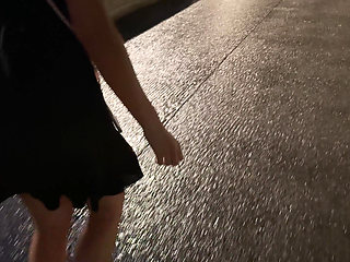 Blonde Slut Picked up at the Fair and Fucked in the Rain!!