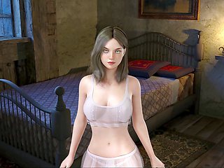 Busty teen in a naughty point of view romp