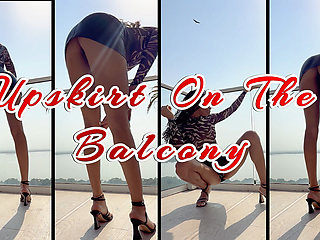 Tease on the Balcony