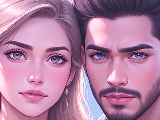 Cute Romantic Couple Having Fun