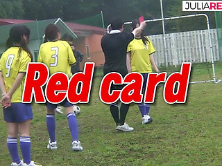 Hot girl sucks massive cocks then gets a hard fuck on the field