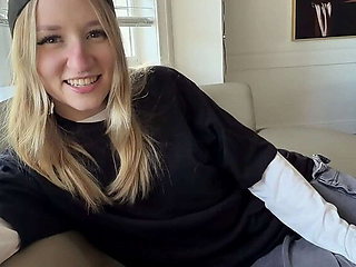 Tomboy Best Friend Fucks Me To Prove She's Not Lesbian - POV Creampie With Abbie Sykes