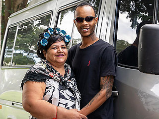 Fat Granny All Holes Destroyed on the Bus Ride