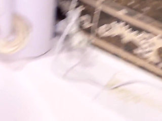 A Sexy Girl Peeing in the Morning! Showing off My Panties with Soiled Pads!