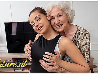 Hairy Granny Norma Is Having A Lot Of Fun With Big Tits Teen Sheryl Collins