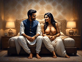 Stepmom share bed with stepson