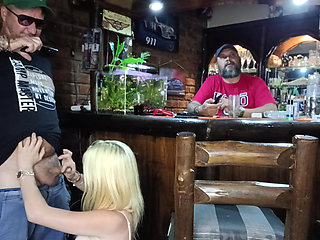 Blonde Asian Girl Eating My Dick