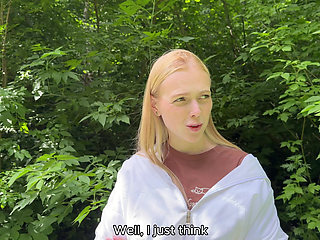 A TINDER DATE ENDED WITH FUCKING IN THE FOREST. SHE GAVE IT TO ME FOR 500 RUBLES.