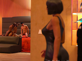 Anna Exciting Affection ch.2 Ep.23 - Husband Doesn't Recognize His Wife as the Cum Dump at the Masked Sex Party - Part 2