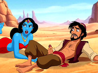 Aladdin Porn: Cuckold Aladdin Finds a Magic Lamp and Makes a Dirty Wish. Cartoon fairy tales