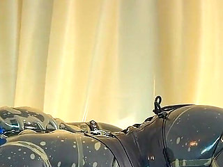 Latex Bag Mistressae & Miss Lilly Edging Threesome