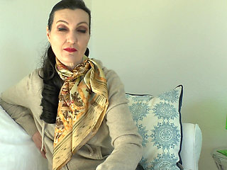 Wear a Silk Scarf and Masturbate in Front of Me, Lady Victoria Valente
