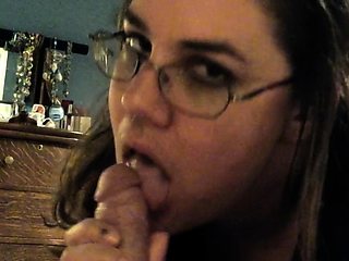 Big Beautiful Woman Gives Blowjob to Her Man