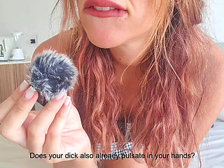 German Girl in Schoolgirl Outfit Tells you how to jerk off (GERMAN JOI)