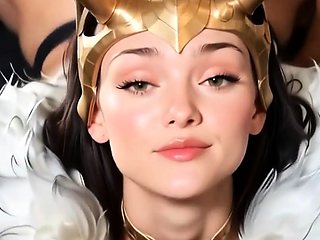 Black-haired busty loki cosplayer and asians titfucking cock