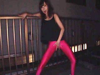 Part6 - Tight Pants Obsession. Curvy Beauty Drives Men Wild Without Undressing.