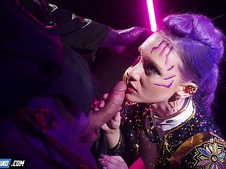 Blowjob smut with blooming Melody Marks and Titus Low from Cosplayground