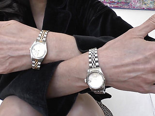 Wristwatch Fetish - Hot Jerk-off Game, JOI Lady Victoria Valente