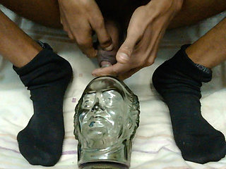 water out a glass bottle