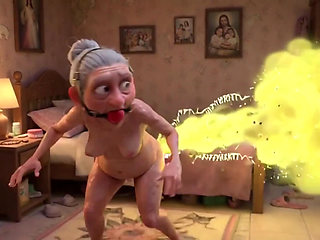 Granny Farting Heavily in Bedroom - Long & Stinky Farts