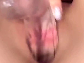 Juicy Orgasm Fucking with a Rubber Dildo