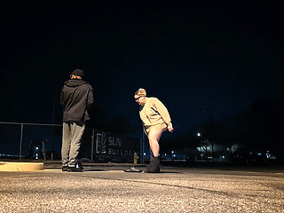 Thick BBW Wife Public Sex on a Chilly Morning! Badblondiemonroe