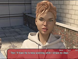 3D cartoon porn for first-timers in a visual novel setup