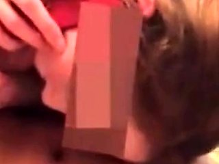 Cheating Russian Girl Sucks a Cock While Talking to Her Husb