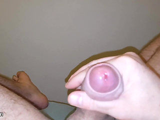 Extreme Handjob of a Who Jerks so Hard He Moans Loudly - Soloxman