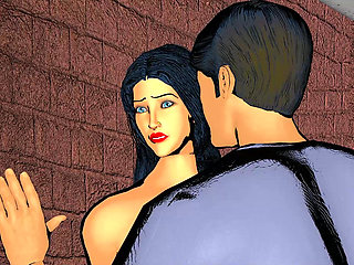 Hot sexy widow woman enjoyed sex in the bathroom