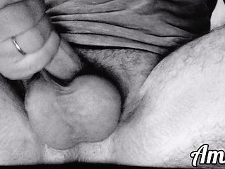 I ejaculated a lot of semen onto the figure.