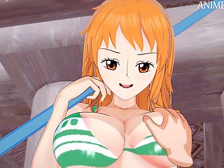 การ์ตูนโป๊วันพีช, การ์ตูนโป๊นามิ, วันพีช ลูฟี่ เรจู