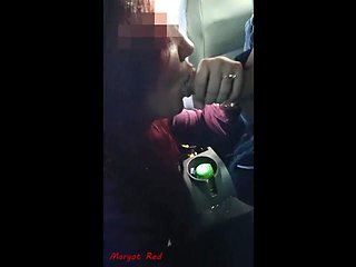 Picked up in a Nightclub, She Sucks My Cock in the Car and Swallows It All, What a Slut