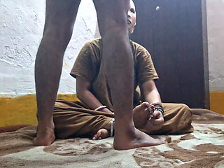 Stepmom Riding on His Stepson Big Black Cock