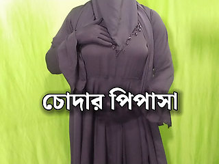 Indian beautiful hijabi muslim couple thirsty for fuck