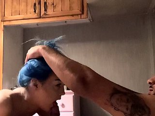 Hardcore interracial blowjob and drilling