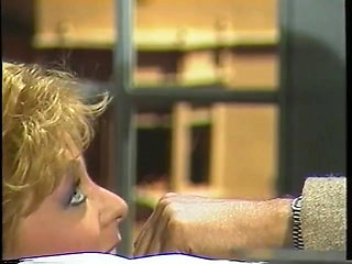 Blonde slut with a shaved pussy loves to get fucked hard by a big cock