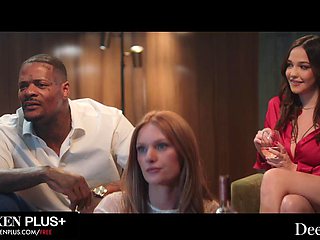 Big-Titted Violet Myers and Rissa May Deepthroat Jason Luvs Thick Cock as Obedient