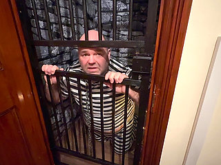 Domina Satana and the jail bird