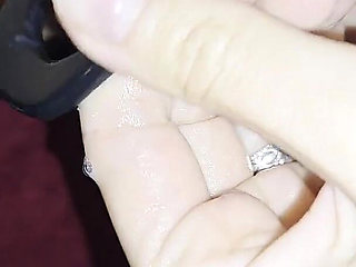 Ana Liz Stuffs Her Hungry Asshole and Stretches Her Tight Pussy with Her Fingers and Cums One After the Other.