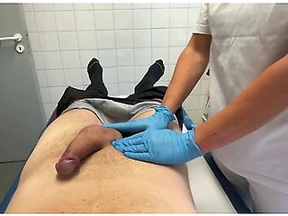 Medical Cock Milking - Nurse Jerks Off The Sperm 5 Times In A Row