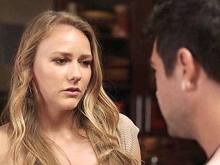 Taboo anal bang with blonde who looks sensational