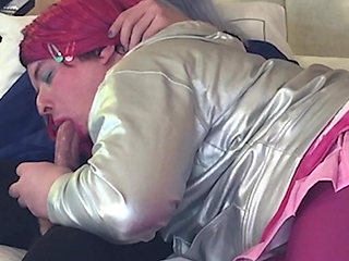 Gorgeous Femboy Goddess Gets Blowjob From Trans Kelsey Masters - Compilation 1