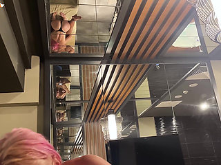 Masseuse Deep Sucking Cock Muscular Guy and Fucking - Cum Mouth