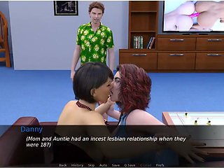Milftopia - Gameplay - Roleplay - Perfect Body Stepsisters Lesbian and FFM Anal Sex