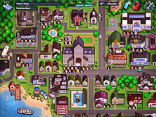 Summertime saga - Johannes fucked Aqua in the water ... Johannes played spin the bottel again with the ladies