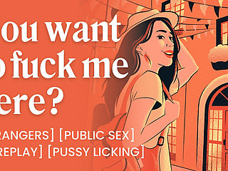 Public Sex with a Sexy Irish Stranger - Teasing & Fingering - ASMR Audio Porn - Erotic Audio Roleplay for Women