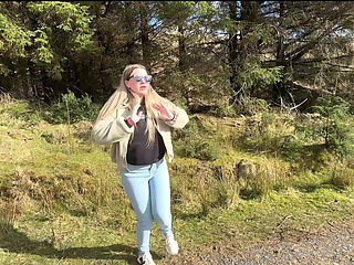 Emergency While Walking on the Public Trail but Had to Wet My Jeans