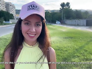 Tour Guide Cums in Katty West Tight Pussy in the Mountains - Public Pickup an...