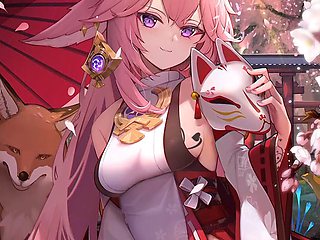 Voiced anime joi, genshin impact, female dom